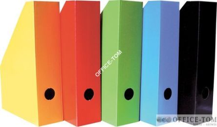 Pojemnik na czasopisma lakierowany 7cm czerwony 100552128 BANTEX