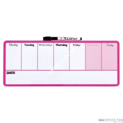 Planer tygodniowy magnetyczny Rexel JOY 14x36 cm różowy 1903977