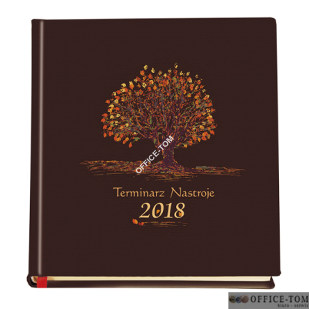 Terminarz NASTROJE ciemny brąż T-272T-02 1 tydzień./2-óch stronach Michalczyk i Prokop