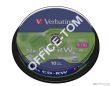 Płyta VERBATIM CD-RW  cake box 10  700MB  12x - 2