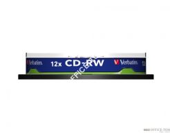 Płyta VERBATIM CD-RW  cake box 10  700MB  12x