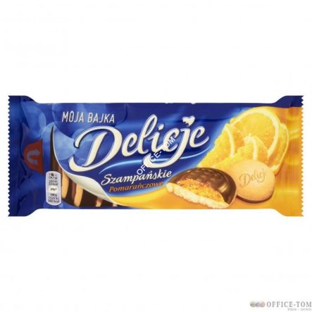 Ciastka DELICJE Szampańskie pomarańcza 147g