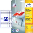 Trwałe Etykiety AVERY ZWECKFORM uniwersalne A4, 25 ark./op., 38 x 21,2 mm, białe - 2