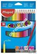 Kredki COLORPEPS JUMBO TRÓJKĄTNE 12 szt pudełko z zawieszką Maped - 2