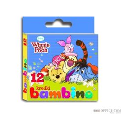 Kredki BAMBINO  12-kol.   w pud.kart. DISNEY KUBUŚ  St.Majewski