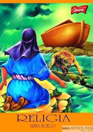 Zeszyt do religii laminowany A5, 32k., kratka Unipap