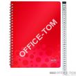 Kołonotanik LEITZ BEBOP A4 80str kratka Czerwony - 2