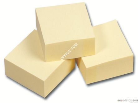 Bloczki samoprzylepne ESSELTE 75x75 Żółty 320k