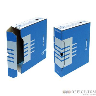 Pudło archiwizacyjne na segr. Donau A4/80  niebieskie