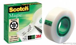 Taśma biurowa 19x33m matowa w pudełku 3M SCOTCH MAGIC 810