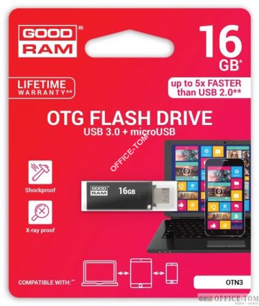 Pamięć USB GOODRAM 16GB OTN3 czarny USB 30