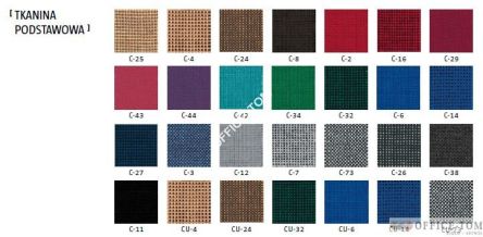  Krzesło konferencyjne ISO chrome CU-14 niebiesko-czarny