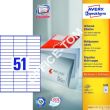 Trwałe Etykiety AVERY ZWECKFORM uniwersalne A4, 100 ark./op., 70 x 16,9 mm, białe - 2