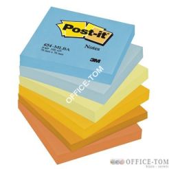 Bloczki samoprzylepne 3M POST-IT® 654TFEN 76x76 Paleta energetyczna 600k