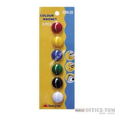 Magnesy ARGO kolorowe WF-20 (6)