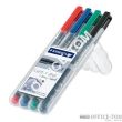 Foliopis F 318 WP4 etui 4szt. LUMOCOLOR STAEDTLER - 2