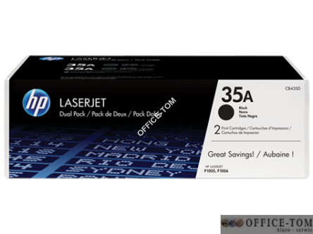 Toner HP 35A (CB435AD) czarny 2x1500str 2szt