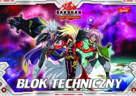 Blok techniczny A4, 10k. BAKUGAN