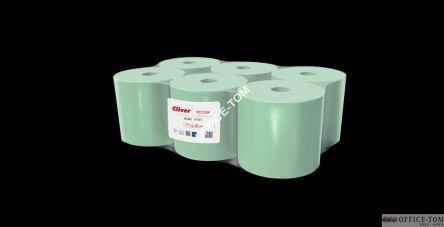 Ręcznik Cliver 130/1 makulatura zielony (op 6szt)