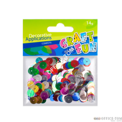 Ozdoby metaliczne Kółka 14G CRAFT WITH FUN