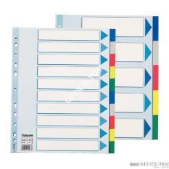 Przekładki plastikowe MAXI z PP ESSELTE, 10 kart