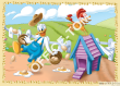Puzzle Myszka Miki Na farmie - Puzzle 4w1 70 elementów TREFL 34117 - 3
