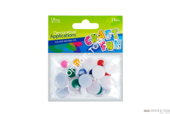 Ozdoba Dekoracyjna Kolor Oczy 18Mm CRAFT WITH FUN