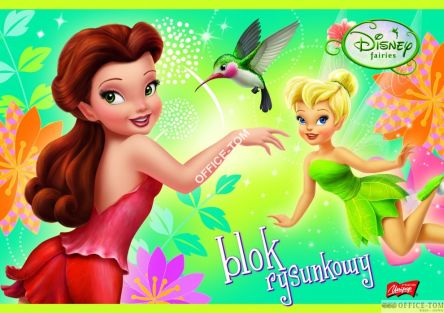 Blok rysunkowy A4, 20k. DISNEY WRÓŻKI