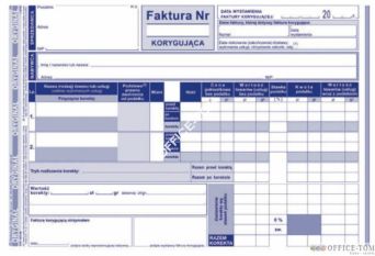 Faktura VAT korygująca MICHALCZYK I PROKOP A5 80 kartek