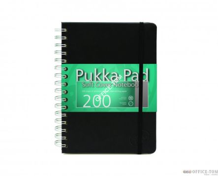 Kołonotatnik z serii Soft Cover A5 kratka PUKKA