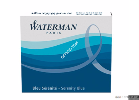 Naboje WATERMAN niebieski floryda  International (6 Szt.)