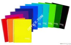 Kołozeszyt projektowy A5 z przekładkami, okładki PP NOTTE TREND 100k