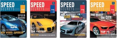 Zeszyt A5 16 kratka  UV Kolekcja nr 303 Speed Secrets INTERDRUK