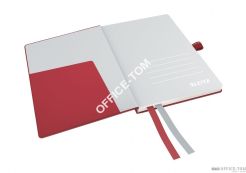 Notatnik LEITZ Complete, A6 80k Czerwony W linie 44800025