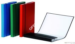 Teczka Donau A4 lider 30 mm nity/krotkie boki zielona