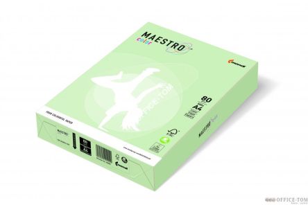Papier xero MAESTRO COLOR A4 80 GN27 jasna zieleń