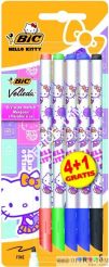 Marker VELLEDA HELLO KITTY blister 4+1 905413 BIC