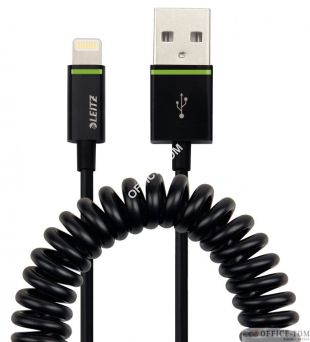 Kabel spiralny Leitz Kolekcja Complete ze złącza Lightning na USB, 1 m