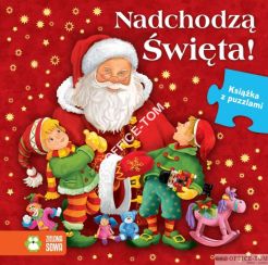 Książka Nadchodzą Święta. Książka z puzzlami?NOWA OKŁADKA 2014 Zielona Sowa