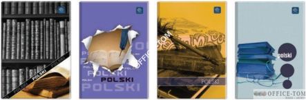 Brulion A5 80 linia język polski  INTERDRUK