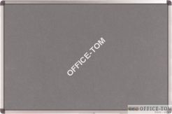 Tablica NOBO tekstylna Elipse  60 x 45 cm, szara