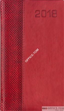 Kalendarz notesowy 90*160 ok03-C5 snake czerwony Telegraph