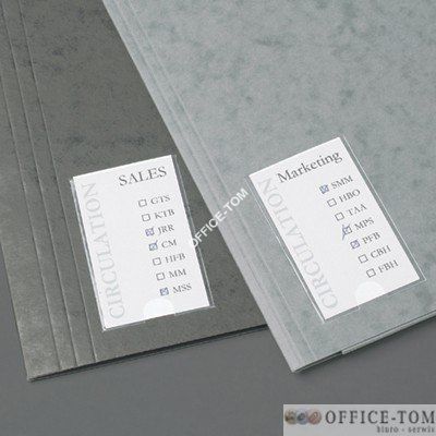 Samoprzylepne kieszenie na etykiety 3L 35x102 mm