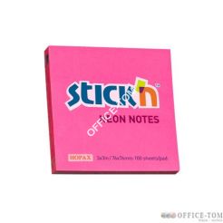 Notes Samoprzylepny 76mm x76mm Ciemnoróżowy Neonowy (12) 21165 Stick\'n