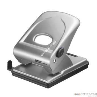 Dziurkacz duży, metalowy FMC40 RAPID, srebrny, 5 lat gwarancji, 40 kartek