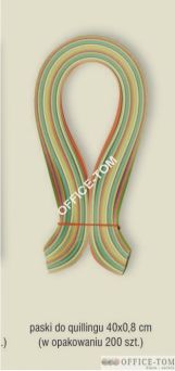 Paski do quillingu 40x0.8cm  (200) CORMORAN *7610