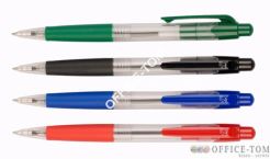 Długopis SPOKO  0112 transp.mix