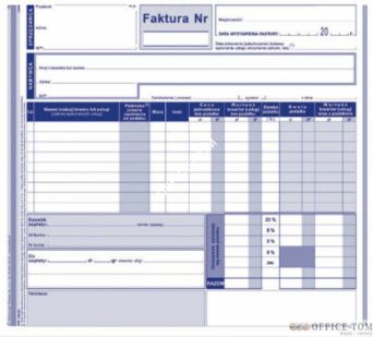 Faktura VAT MICHALCZYK I PROKOP 2/3 A4 80 kartek