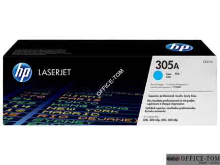 Toner HP 305A (CE411A) niebieski 2600str