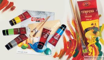 Farby TEMPERA 162548 16ml 10 kolorów  KOH-I-NOOR